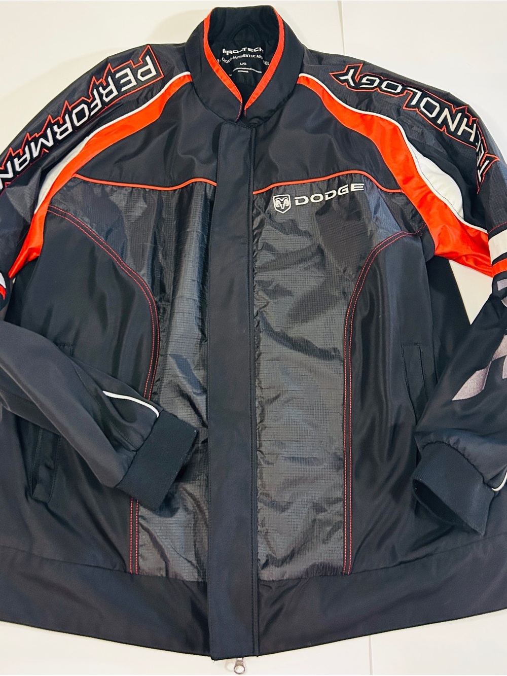 Dodge Challenger Racing Jacket Choko Pro-Tech Embroidered Spellout Large